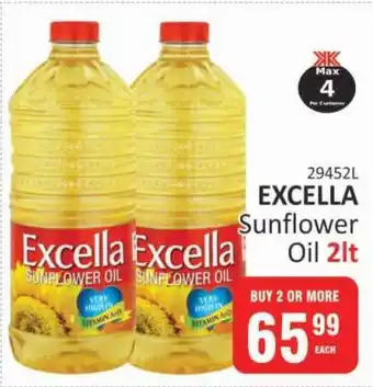 KitKat Cash and Carry Excella Sunflower Oil 2Lt offer