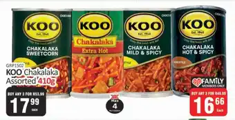 KitKat Cash and Carry Koo Chakalaka Assorted 410g offer