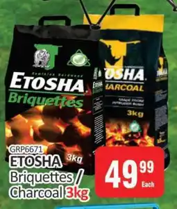 KitKat Cash and Carry ETOSHA Briquettes/Charcoal 3kg offer