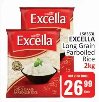 KitKat Cash and Carry Excella Long Grain Parboiled Rice 2kg offer