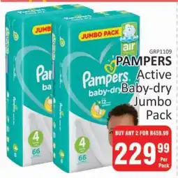 KitKat Cash and Carry Pampers Active Baby-dry Jumbo Pack offer