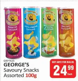 KitKat Cash and Carry GEORGE'S Savoury Snacks Assorted 100g offer