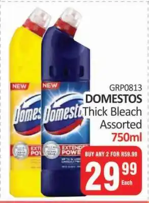 KitKat Cash and Carry Domestos Thick Bleach Assorted 750ml offer