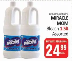 KitKat Cash and Carry MIRACLE MOM Bleach 1.5lt Assorted offer
