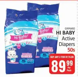 KitKat Cash and Carry HI BABY Active Diapers 50s offer