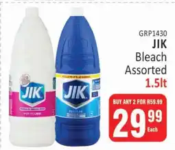 KitKat Cash and Carry JIK Bleach Assorted 1.5lt offer