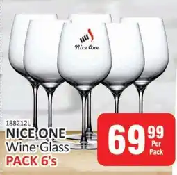 KitKat Cash and Carry NICE ONE Wine Glass PACK 6's offer