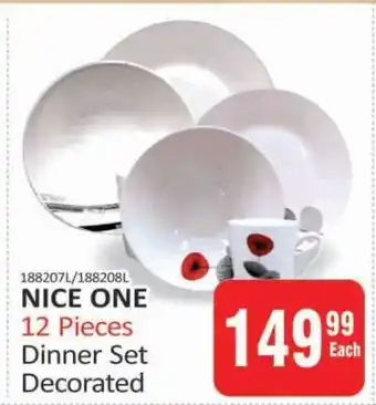 KitKat Cash and Carry NICE ONE 12 Pieces Dinner Set Decorated offer