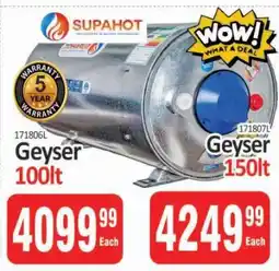 KitKat Cash and Carry Geyser 100lt offer