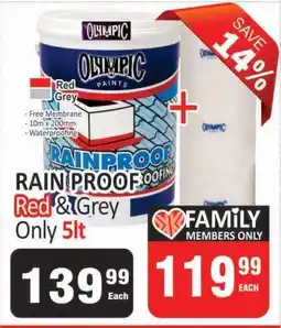 KitKat Cash and Carry Olympic Paints Rainproof Roofing offer