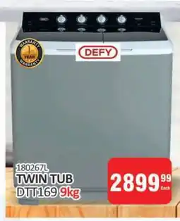 KitKat Cash and Carry DEFY TWIN TUB DTT169 offer