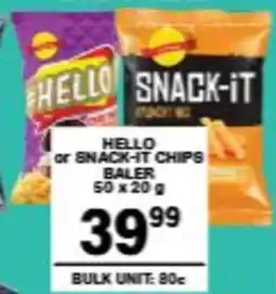 Giant Hyper Hello or snack-it chips baler offer