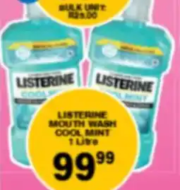 Giant Hyper Listerine mouth wash cool mint offer