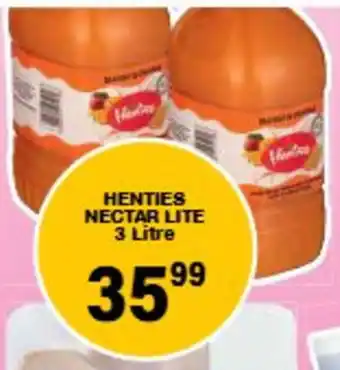 Giant Hyper Henties nectar lite offer