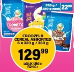 Giant Hyper Froozels cereal assorted offer