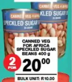 Giant Hyper Canned veg for africa speckled sugar beans offer