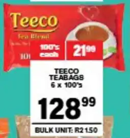 Giant Hyper Teeco teabags offer