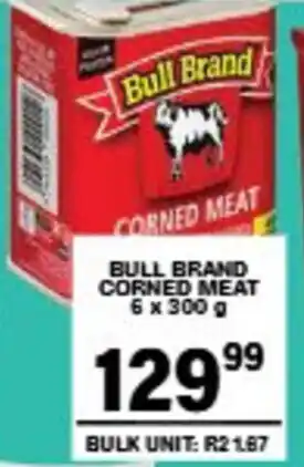 Giant Hyper Bull brand corned meat offer