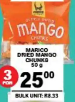 Giant Hyper Marico dried mango chunks offer