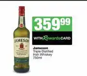 Spar Tops Jameson Triple Distilled Irish Whisky-750ml offer