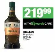 Spar Tops Klipdrift Premium Brandy-750ml offer