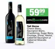 Spar Tops Tall Horse Chenin Blanc,Sauvignon Blanc,Chardonnay,Sugar Berry,Pinotage,Shiraz,Merlot-750ml Each offer