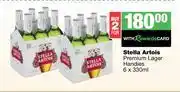 Spar Tops Stella Artois Premium Lager Handies-For 2 x 6 x 330ml offer