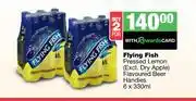 Spar Tops Flying Fish Pressed Lemon (Excl.Dry Apple) Flavoured Beer Handies-For 2 x 6 x 330ml offer