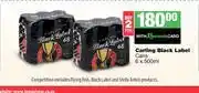 Spar Tops Carling Black Label Cans-For 2 x 6 x 500ml offer