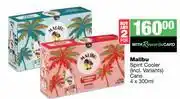 Spar Tops Malibu Spirit Cooler Cans-For 2 x 4 x 300ml offer