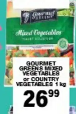 Giant Hyper Gourmet greens mixed vegetables or country vegetables offer
