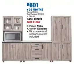OK Furniture Milla Kitchen Scheme offer