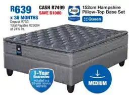 OK Furniture Sealy Hampshire Pillow-Top Base Set offer
