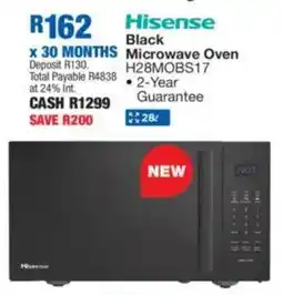 OK Furniture Hisense Black Microwave Oven offer
