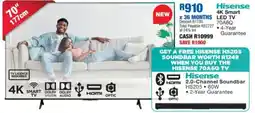 OK Furniture Hisense 4K Smart LED TV offer