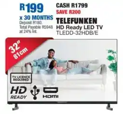 OK Furniture Telefunken HD Ready LED TV offer