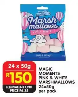 Shoprite Magic moments pink & white marshmallows offer