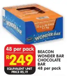 Shoprite Beacon wonder bar chocolate bar offer