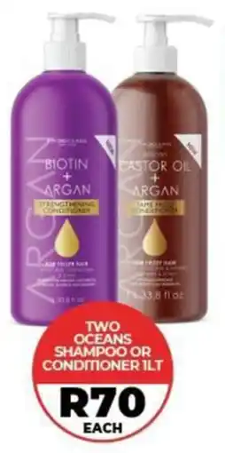 1UP Two oceans shampoo or conditioner offer