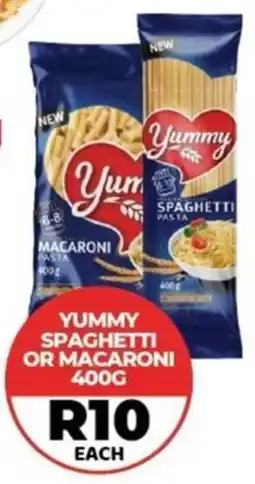 1UP Yummy spaghetti or macaroni offer