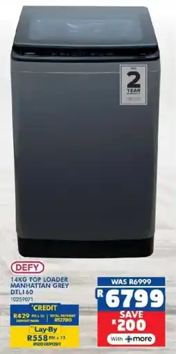 Russells Defy top loader manhattan grey offer
