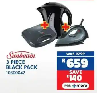 Russells Sunbeam 3 piece black pack offer