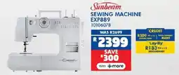 Russells Sunbeam sewing machine offer