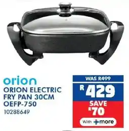 Russells Orion electric fry pan offer