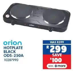 Russells Orion hotplate black offer