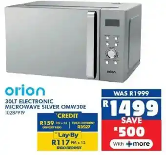 Russells Orion electronic microwave silver offer