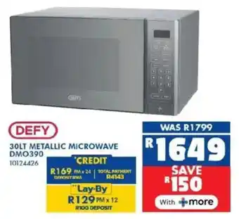 Russells Defy metallic microwave offer