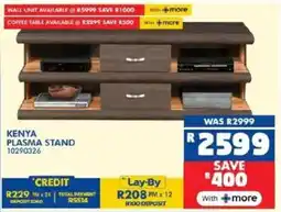 Russells Kenya plasma stand offer