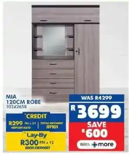 Russells Mia 120cm robe offer