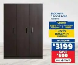 Russells Brooklyn 3 door robe offer